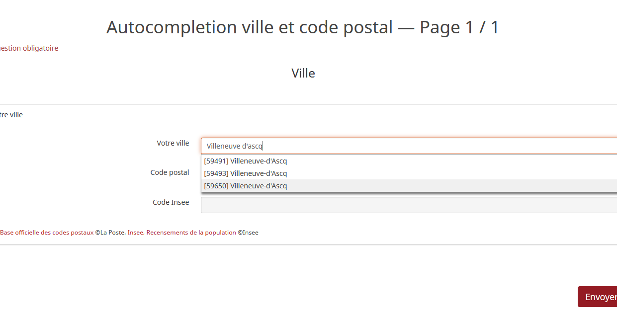 Gérer automatiquement les codes postaux et les codes INSEE dans vos ...