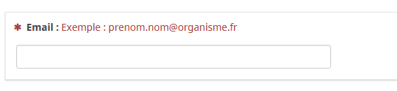 exemple de question type email